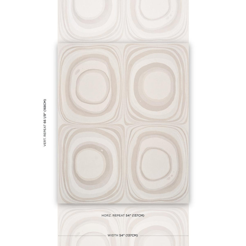 Papier peint Schumacher x Backdrop Mood Ring, Fantôme