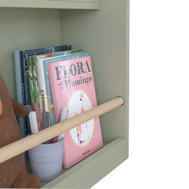 Bibliothèque pour enfants à 3 niveaux, Sauge