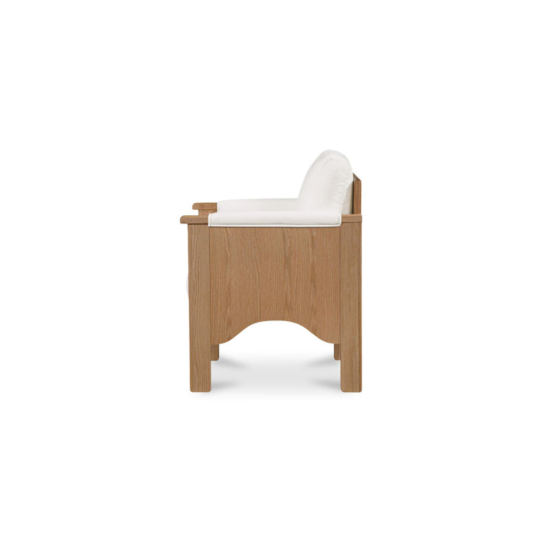 Bauer Dining Chair Cream, White