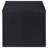 Square End Table – Black Minimalist Design