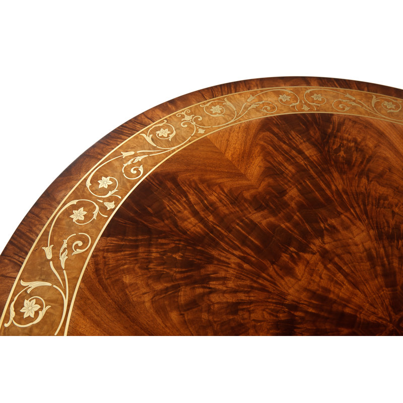 Essential Round Mahogany Wood Dining Table