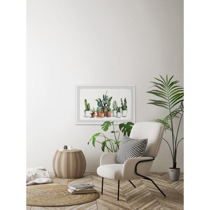 Cactus Alive by Parvez Taj - Single Picture Frame Painting, 41 cm H x 61 cm W