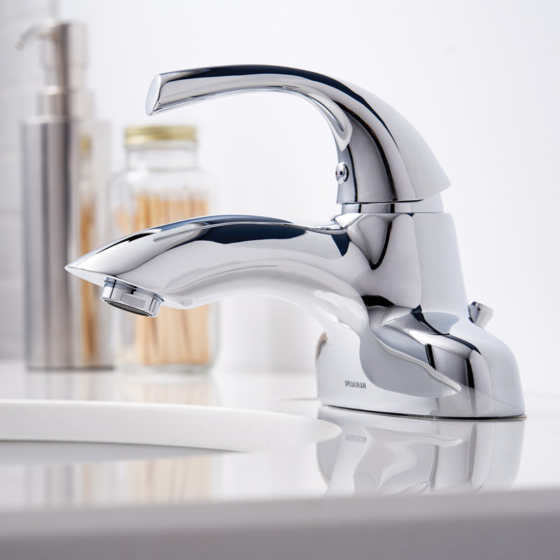 Rive Centerset Bathroom Faucet, Polished Chrome