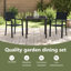 2 - Person Patio Dining Set with Square Table