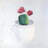 Mini cactus in a cup - Hyperrealist framed print for decor