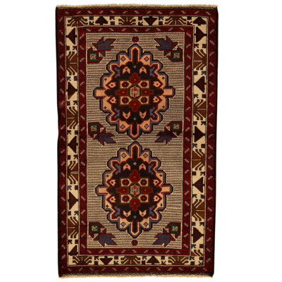 Tapis multicolore de haute qualité noué à la main