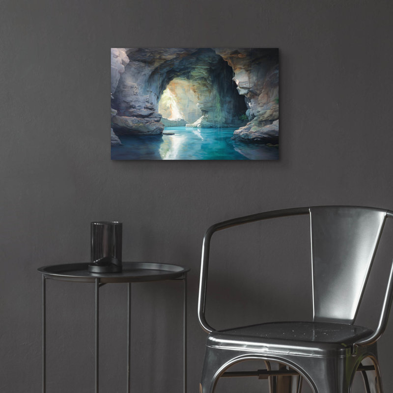 «Cove 2» par r3darch0n, art mural en verre acrylique, H 16 po x l 24 po x P 0,2 po