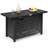 Rectangular Metal Outdoor Side Table , 42'' in. W 20'' in. D