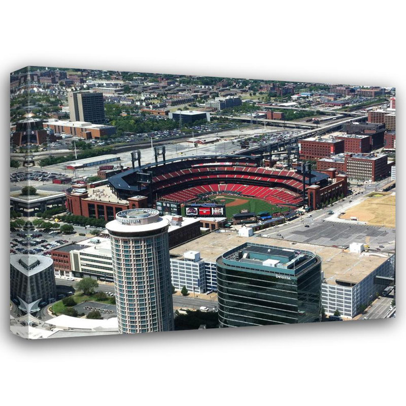 Busch Stadium, 36" H x 48" W