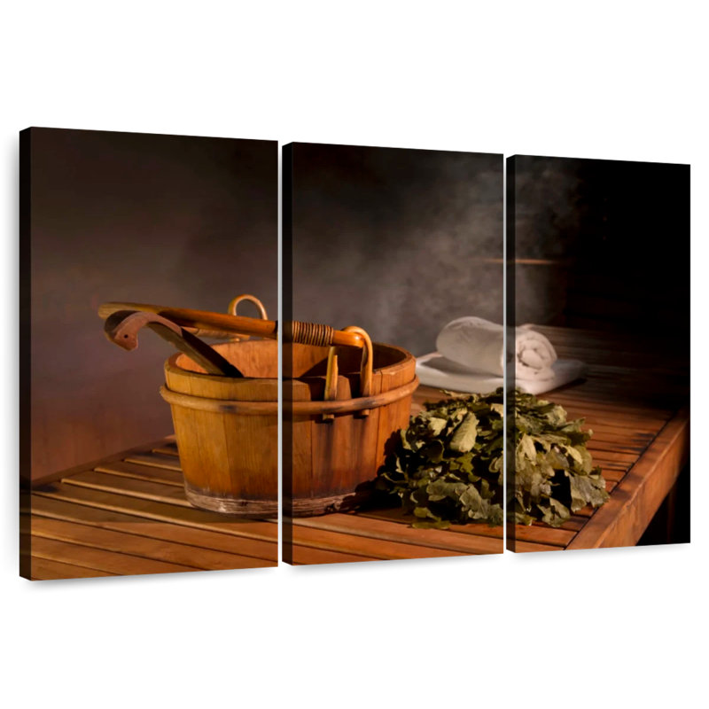 Kerrick Traditional Russian Sauna, 48" H x 74" W