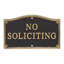 Panneau de jardin «No Soliciting»