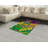 Mardi Gras High Density Long Fiber Poly Threads Decorative Area Rug Carpet-42030108