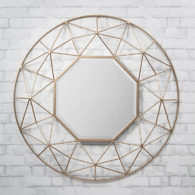 Cassano Metal Wall Mirror