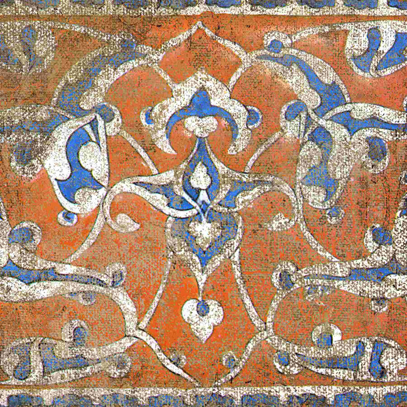 Tile Element 12 - Peinture sur toile tendue, H 12 po x l 12 po