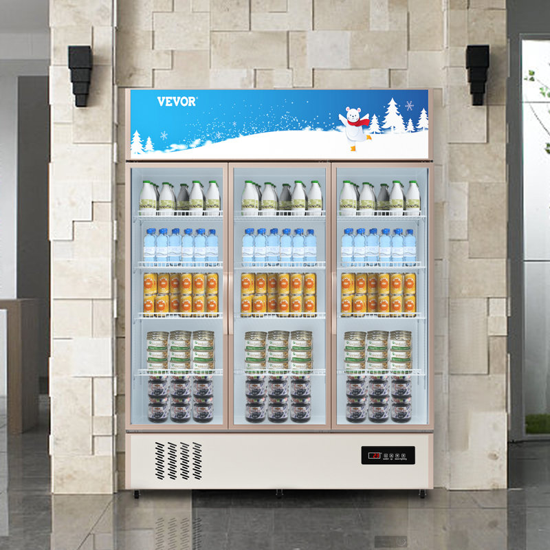 VEVOR 35 Cubic Feet Refrigerated Display Case - 59''