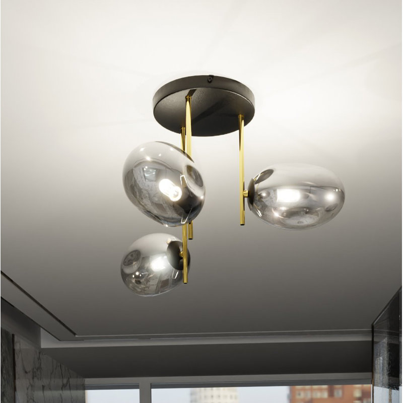 Maleya 3 - Light Novelty Chandelier, Amber