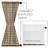 Holms 100% Cotton Room Darkening Door Curtain