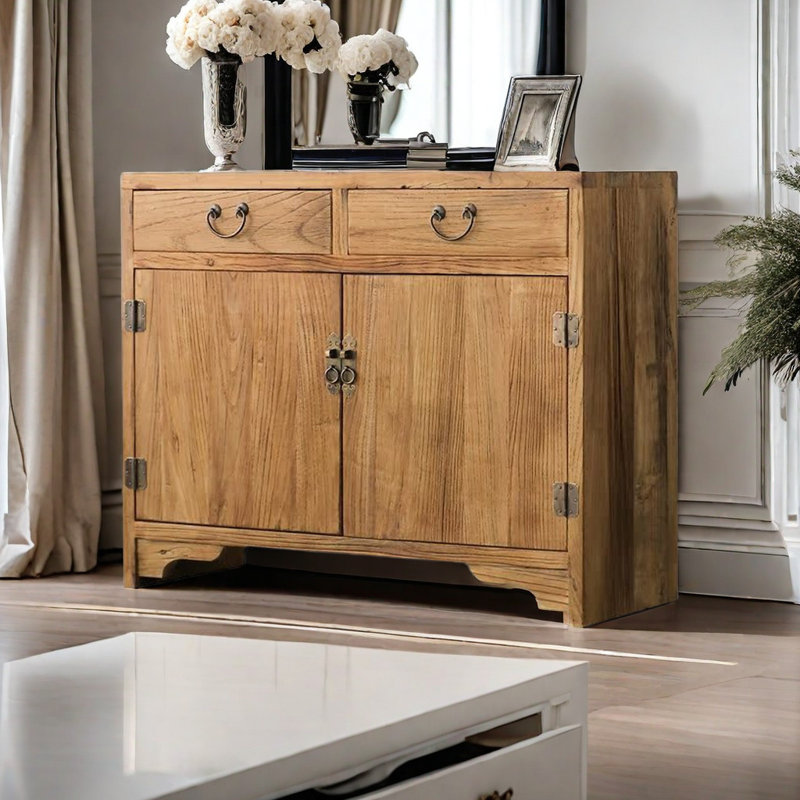 Joplynn Solid Wood Accent Cabinet