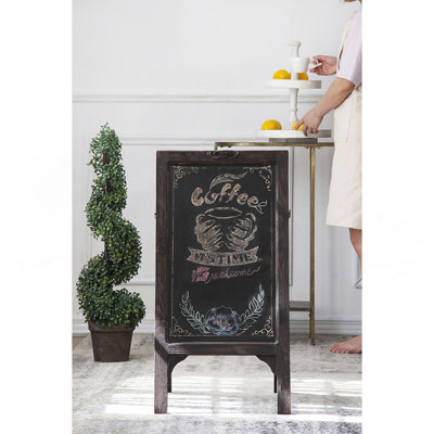 19.7X15.7X25.2" Tratteria Blackboard Stand