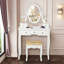 Ensemble de meuble-lavabo avec miroir cavender-910060911
