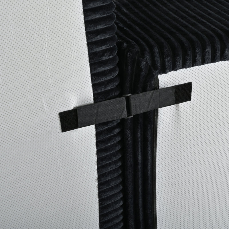 Canapé modulaire réversible surdimensionné Boneless, Beige Polyester Blend