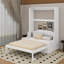 Grand lit escamotable mural avec coussin-1701343187