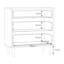 SHERBROOKE 89.9cm W Chest of Drawers