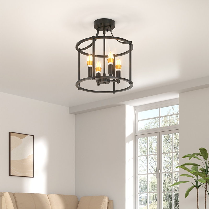 Alane Glass Flush Mount