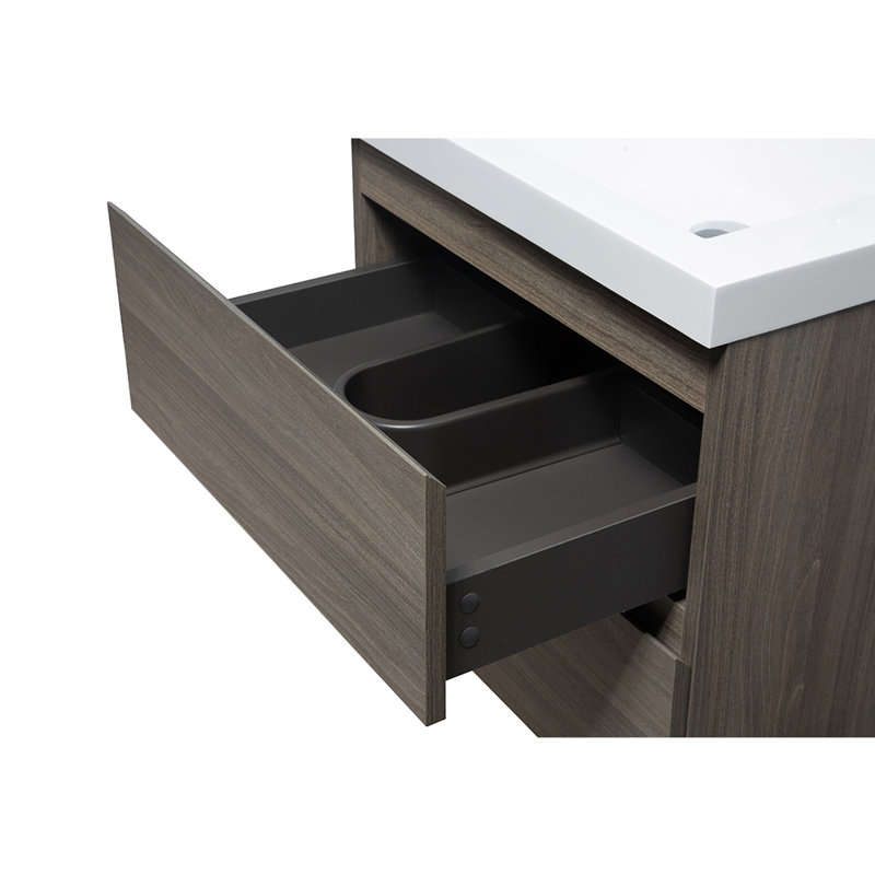 24" Floating Bathroom Vanity With Sink