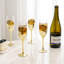 4 Piece Drinking Champagne Flutes Glasses Stemware