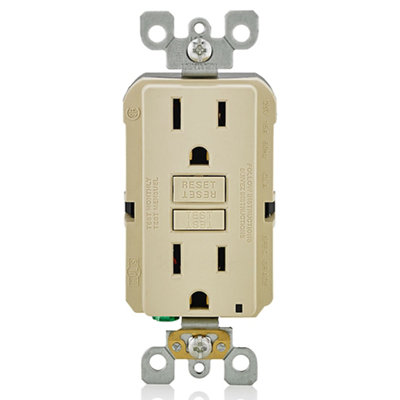 Ensemble de 1 prise de courant de 5 à 15 R 15 gallons pour bloc de courant de 15 ampères Levlock SmartlockPro de Leviton