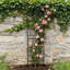 Treillis de jardin H 59 po x l 15 po Cayley, panneau de treillis en fer pour plantes grimpantes