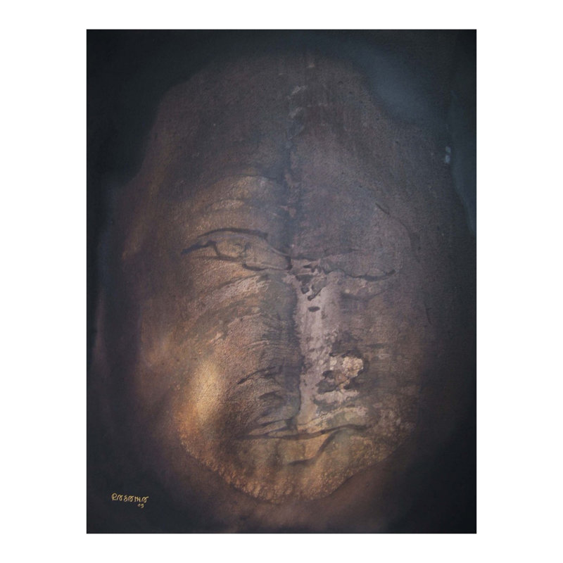 A Split Face - Peinture abstraite | Acrylique sur toile | Par Prasanna Musale