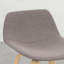 Tabourets de style Mid-Century moderne 2 - Tissu, Accent, Hip style 2Pcs, profil bas, Housse de siège de couleur