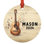 Ornement de Noël personnalisé en métal pour guitare ou artiste