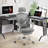 Mesh High Back Ergonomic Office Chair Lumbar Support Pillow Computer Desk Chair-1742051110-1742051111