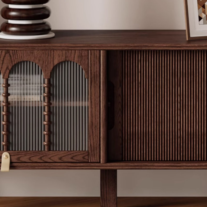 Mid-century rare design wooden TV cabinet