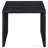Black  Square Side End Table