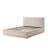 Jadon Solid Wood Corduroy Upholstered Bed Frame-2072197553