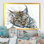 Reproduction de cadre flottant sur toile Lynx Wildlife