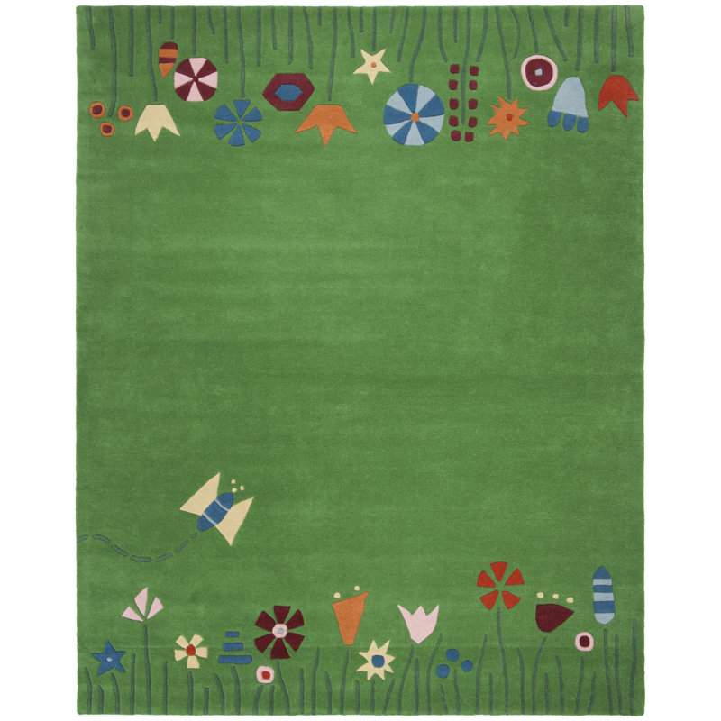 Claro Hand Tufted Indian Wool Rug, Rectangle 8' x 10'