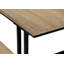 Table d'appoint rectangulaire, console avec tablette inférieure-1089747187