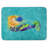 Mermaid Blonde Rectangle Microfiber Non-Slip Bath Rug