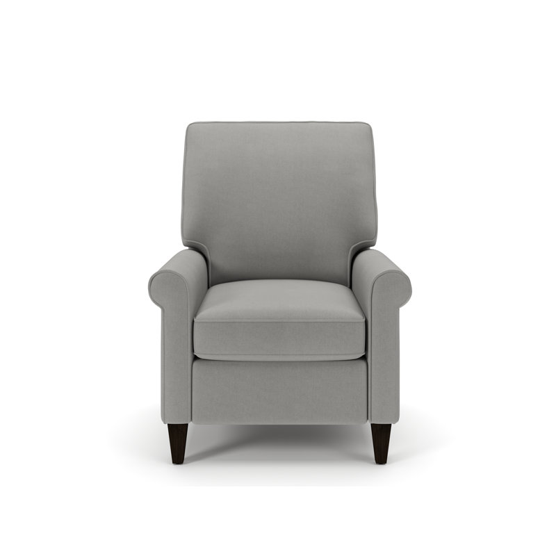 Molly Upholstered Pushback Recliner, Bayou Light Gray
