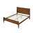 Aalycia Solid Wood Panel Bed-1371152892