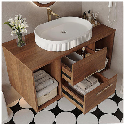 Meuble-lavabo mural 39,4 po