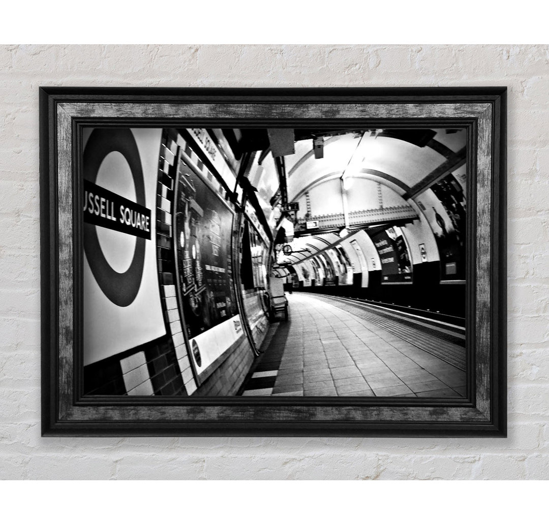 Russell Square Station London - Einzelner Bilderrahmen Kunstdrucke