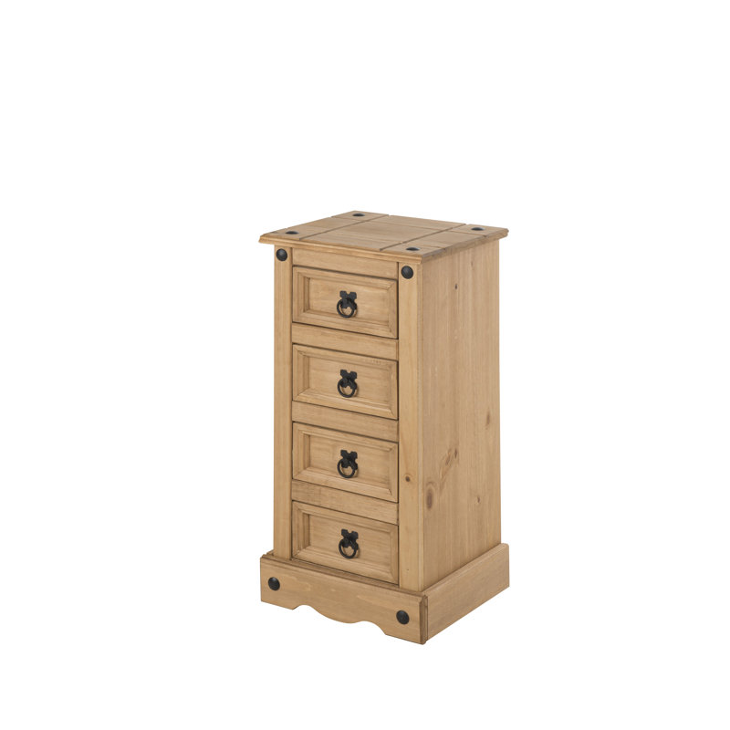 Bridewell 35cm W Bedside Table, Antique Wax