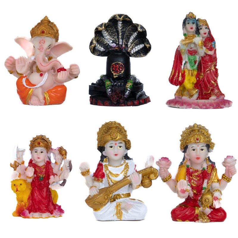 Ensemble de figurine de divinité Folse Divine