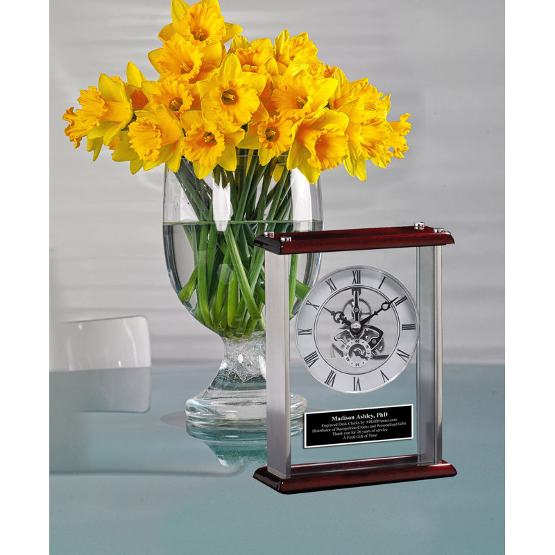 Horloge de bureau personnalisée Custom Gear Gear, Oui